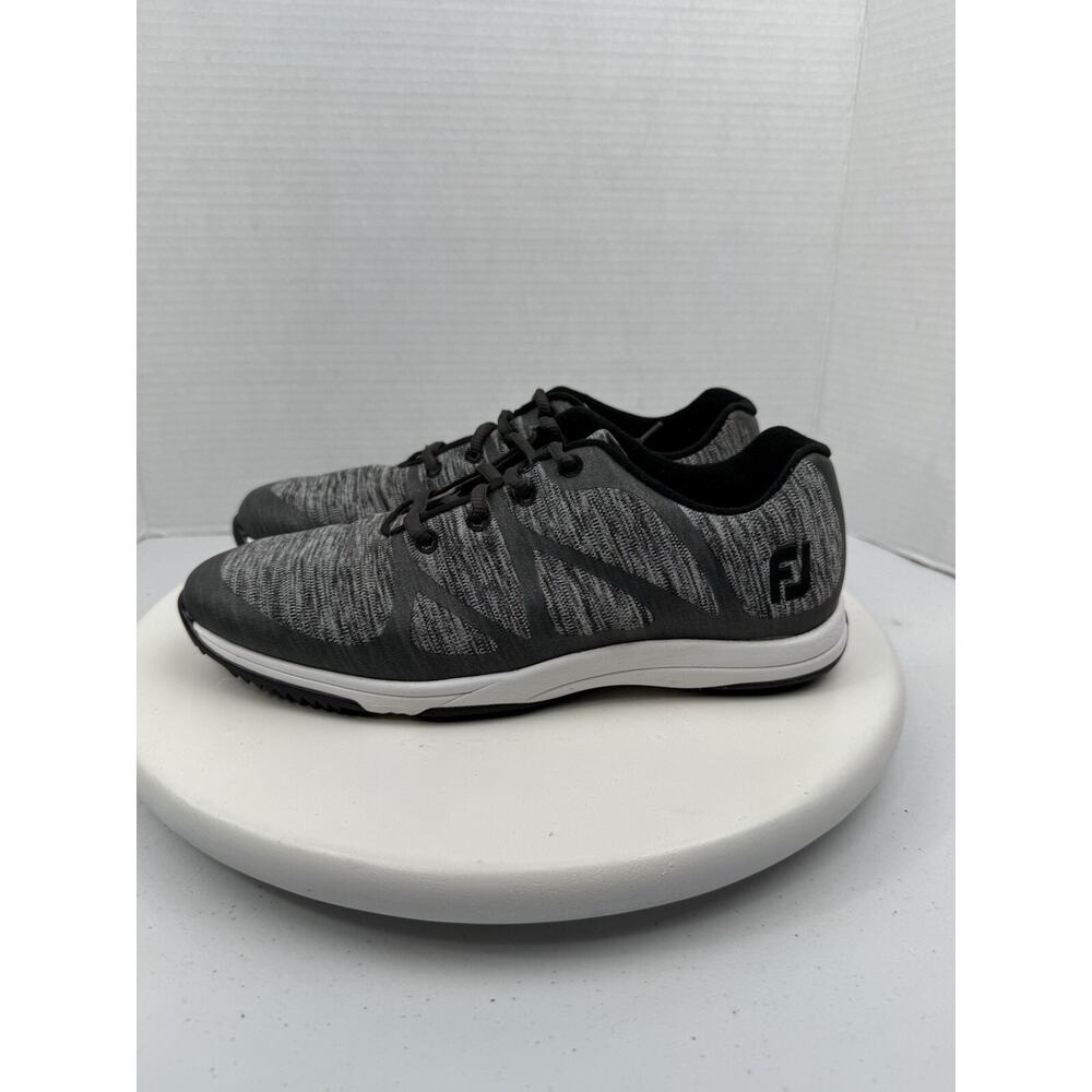 FootJoy Leisure Womens Size 8 Gray‎ Charcoal Spikeless Golf Shoes Sneakers 92904